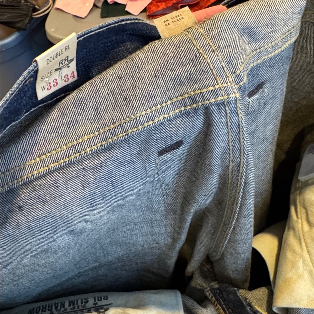 Ralph Lauren Blue Slim Jeans with Rich Indigo Hue - Picture 7 of 7